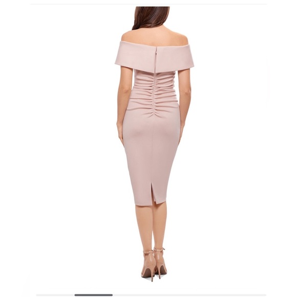 Off-the-Shoulder Sheath Dress.                    A - Picture 4 of 11